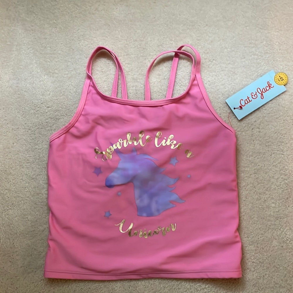 Girls tankini bathing suit top